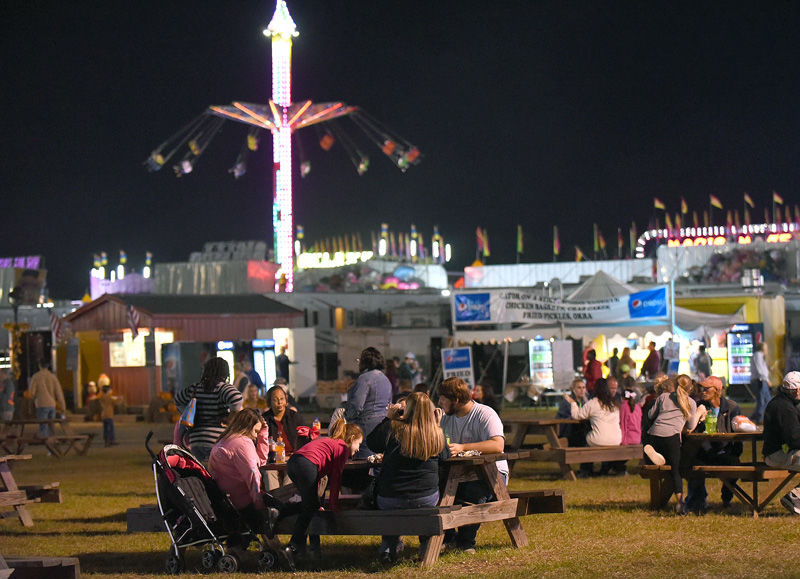 Tuesday night at the National Peanut Festival